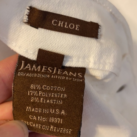 James Jeans white jeans size 26 - Picture 5 of 6